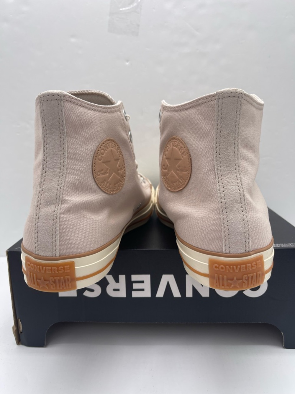 Converse Mens CTAS Hi Warm Clay Nachetta Beige A11454C High Top Sneakers Classic - Picture 12 of 16